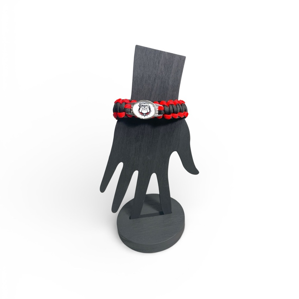 Georgia Bulldog Paracord Bracelet